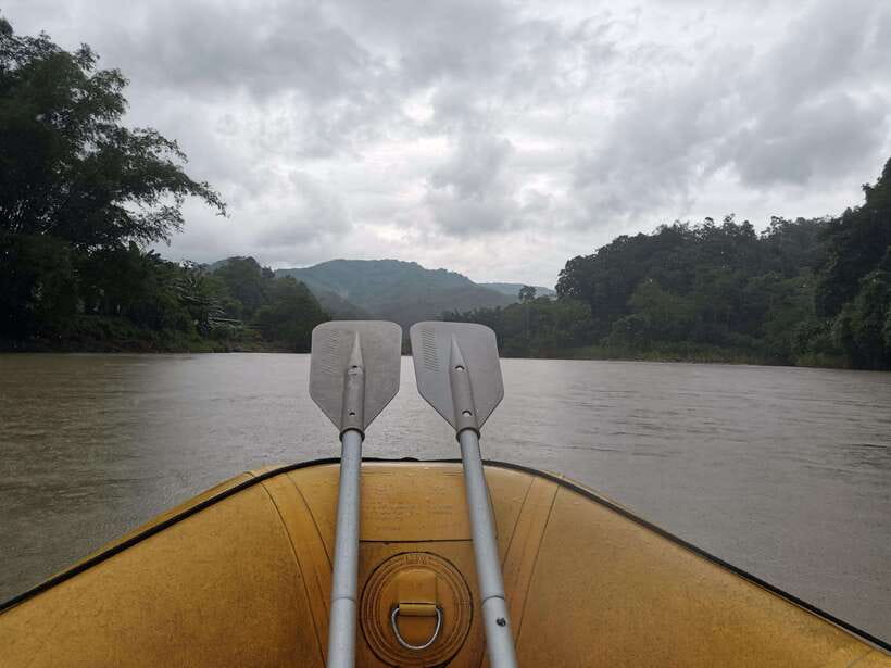 From Kota Kinabalu : Kiulu White Water Rafting Tour + meal - Two hours among villages and river bends