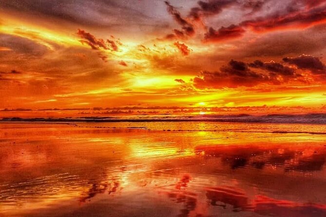 Full Day Bongawan River Cruise with Proboscis Monkey Sightseeing - Sunset, Sky Mirror, and the beach fire show