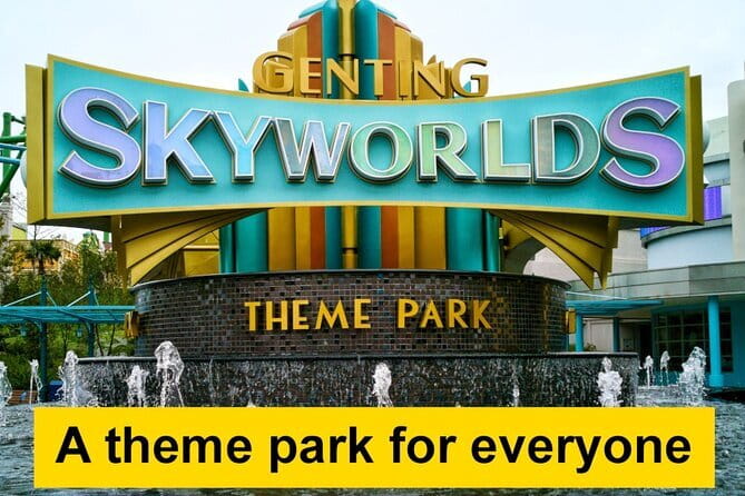 Genting SkyWorlds Theme Park Tickets (Optional) - Rides for thrill-seekers and families