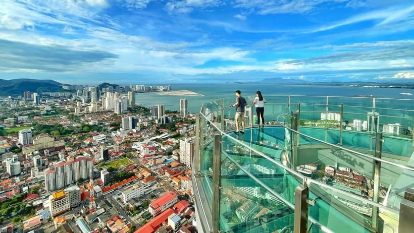 George Town: The Top Penang Entry Ticket - Compare the view from the Observatory Deck and Skybridge