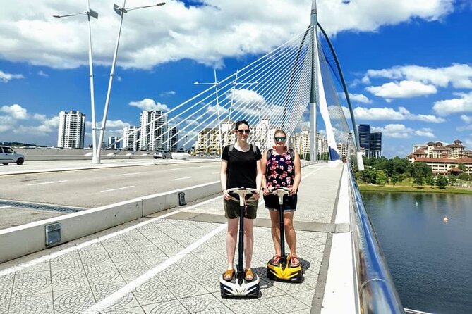 Guided Eco Ride Segway Tour at Putrajaya, City in the Garden - Putrajaya Bridge: the first big lake view