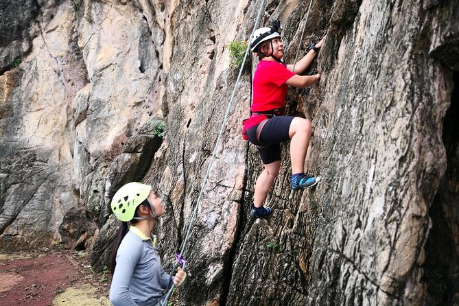 Half-Day Guided Rock Climbing in Batu Caves, Malaysia - Four routes, limestone grips, and a fair challenge
