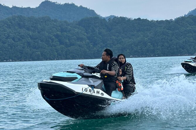 Jet Ski Tour Mee Udang Pulau Tuba - Pulau Tanggok Besar and the quiet beach stop