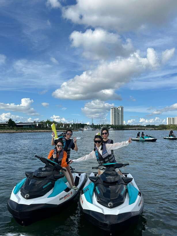 Johor Bahru : Seadoo JetSki 30mins Self Ride Tour (Double) - Setting out from Senibong Cove Marina