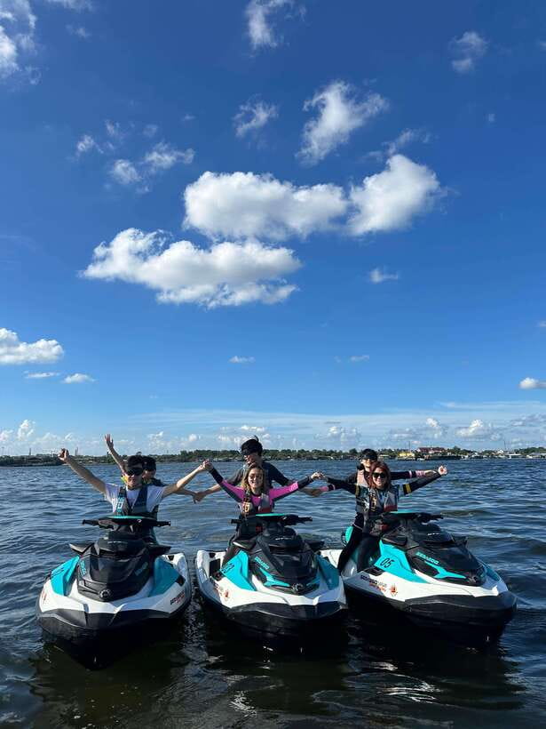 Johor Bahru : Seadoo JetSki 30mins Self Ride Tour (Double) - Following the Singapore-facing route