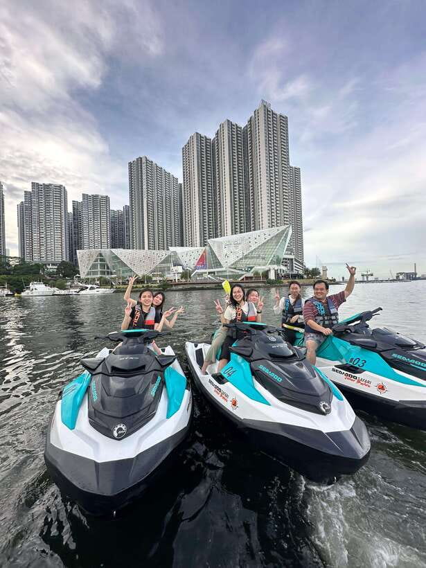 Johor Bahru : Seadoo JetSki 30mins Self Ride Tour (Double) - Riding the SEA-DOO for 16 kilometers
