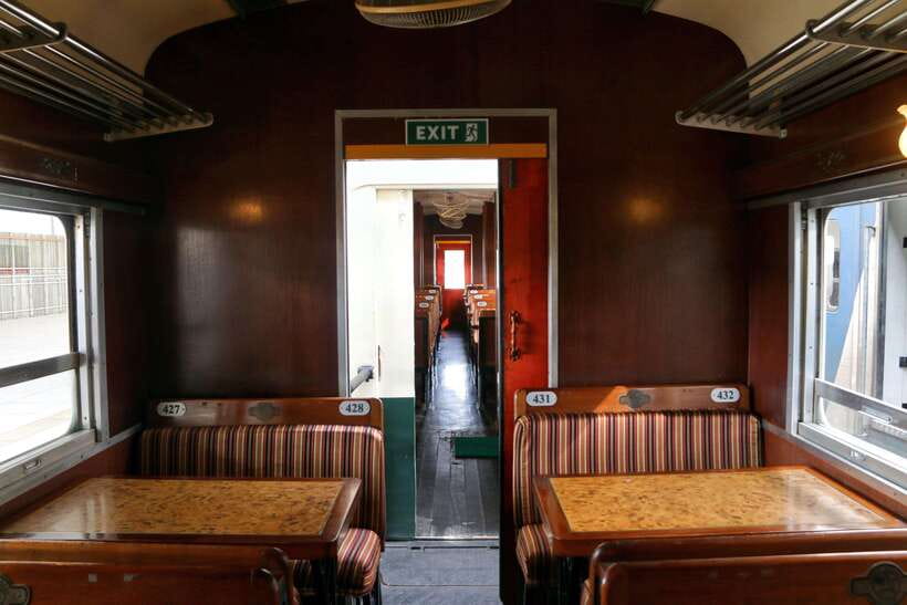 Kota Kinabalu, Sabah: North Borneo Heritage Train - Vintage coaches and the changing view outside