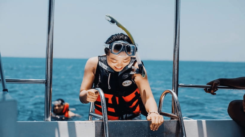 Kota Kinabalu : Snorkeling at Ara Dinawan Private Island - What $110 buys you