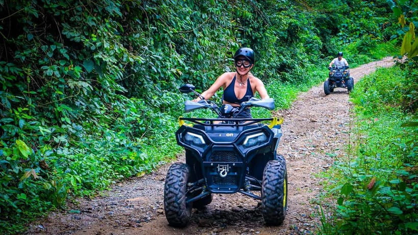 Langkawi Atv Private Jungle and Waterfall Tour - Rubber trees, rice fields, and village views