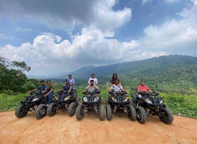 Langkawi:ATV Ride at Matchinchang Mountain Foothill - The start at Fazu ATV Extreme Sport