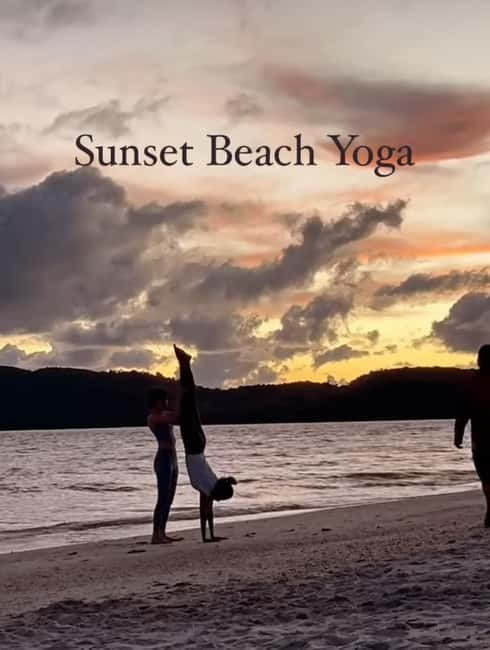 Langkawi: Enchanting Sunset Beach Yoga at Cenang Beach - A 60-minute class built around three practices