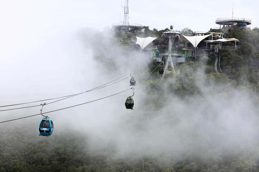 Langkawi: Half- or Full-Day Private Car Tour of Highlights - Langkawi Cable Car and SkyCab views