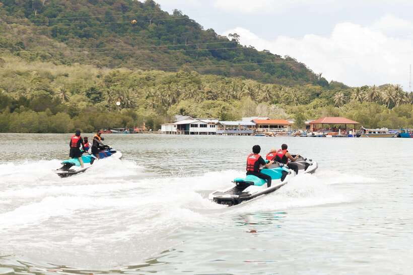 Langkawi: Jet Ski and Parasailing Tour - Fjord Eco Marine Park and swimming time