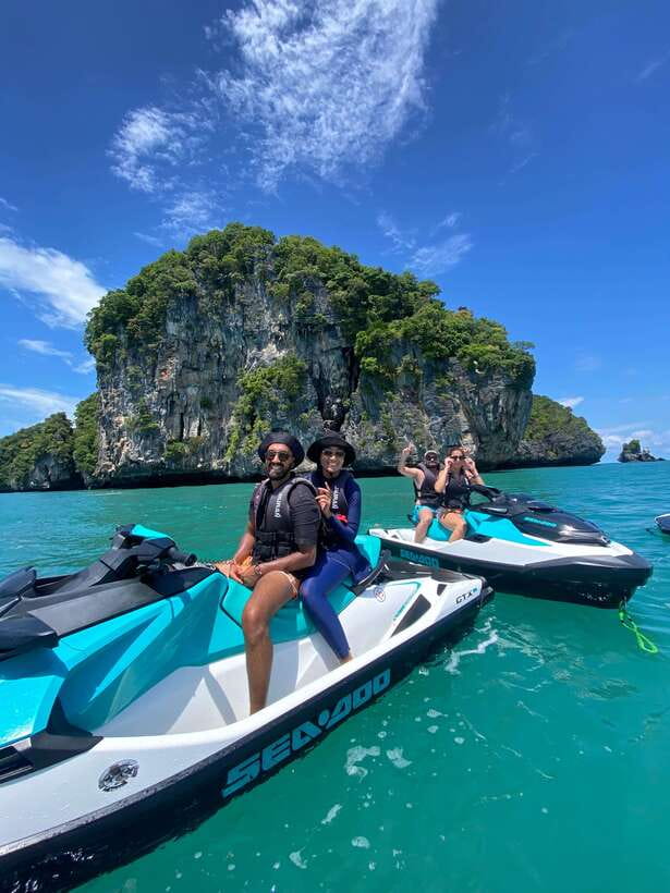 Langkawi Jet Ski Tour Dayang Bunting Free Drone Video - Pulau Singa and the wild side of the archipelago