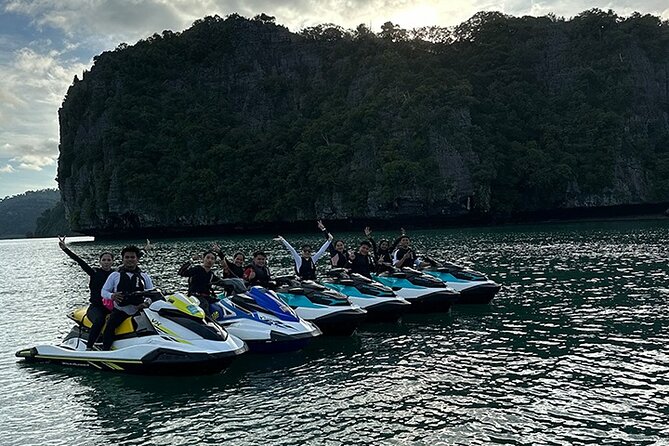 Langkawi Jet Ski Tour Silver Package with Free Drone Video - Riding from Cenang Beach into the archipelago