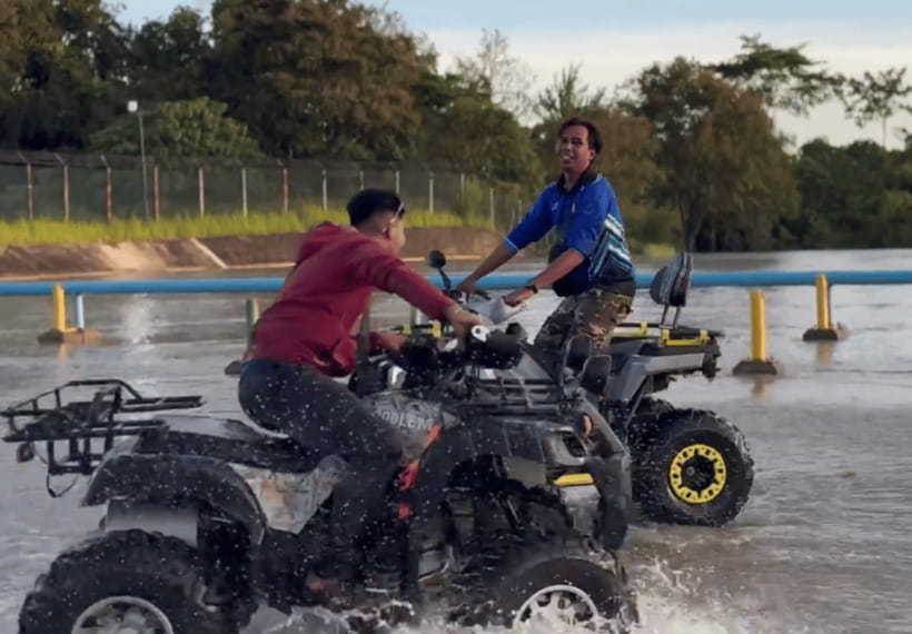 Langkawi Jungle and Waterfall Adventure - Reservoir splashes and wet-weather riding