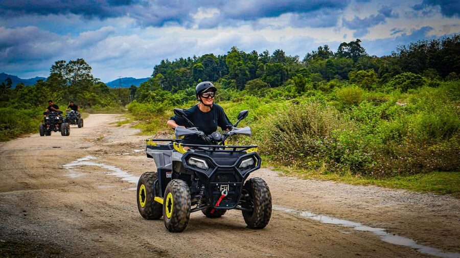 Langkawi Jungle and Waterfall Adventure (Golden Hour) - First miles: village roads and farm country