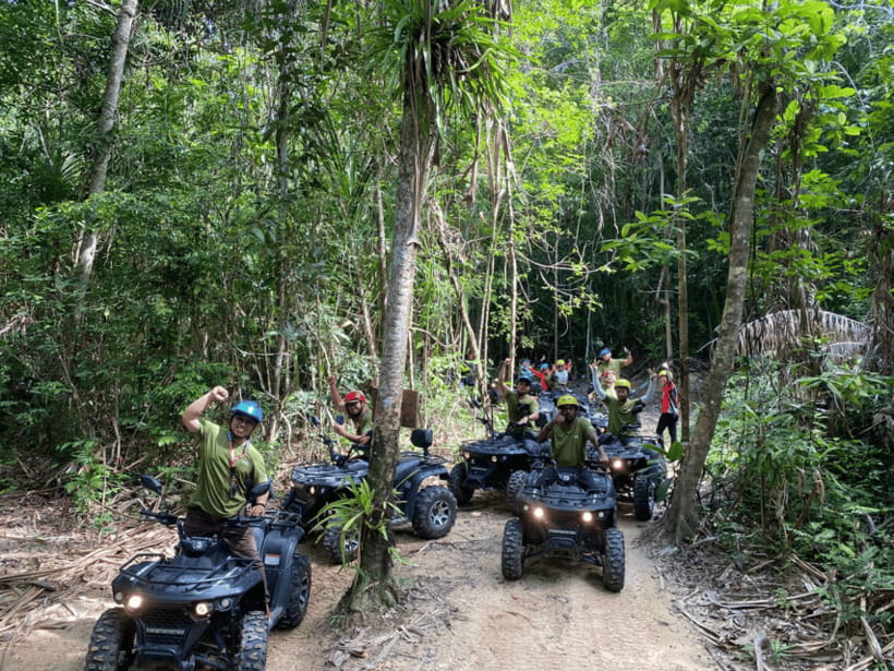 Langkawi: Sky ATV Ride at Mountain Manchinchang - Leaving the ticket counter for Mount Machinchang