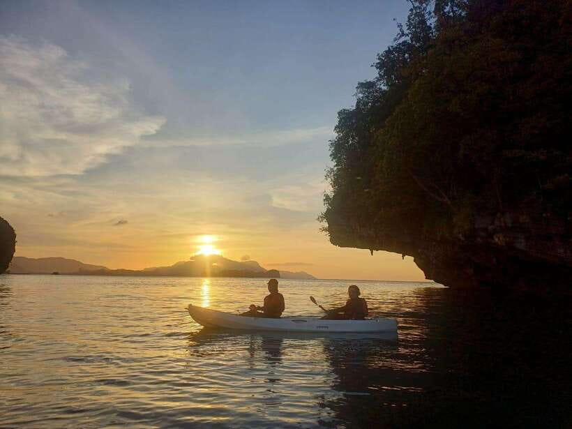 Langkawi: Sunset Kayaking Tour - Sunset from the water, not from a lookout