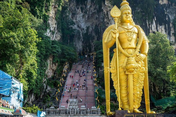 Malaysia Countryside and Batucaves from Kuala Lumpur - The 272 steps and the view from the top