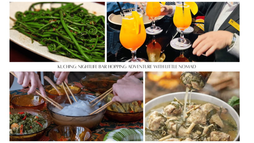 Nomadic Nightfall: Kuching Pub Crawl Adventure - Starting the night with Sarawak in a glass