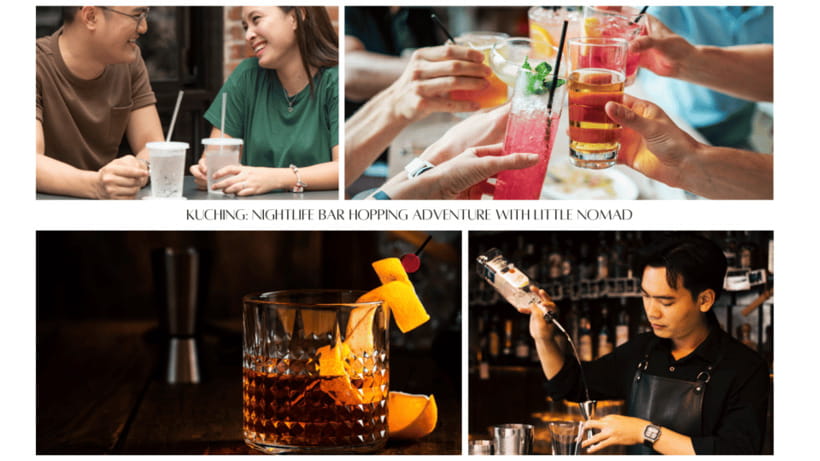 Nomadic Nightfall: Kuching Pub Crawl Adventure - Moving between Kuching’s evening stops