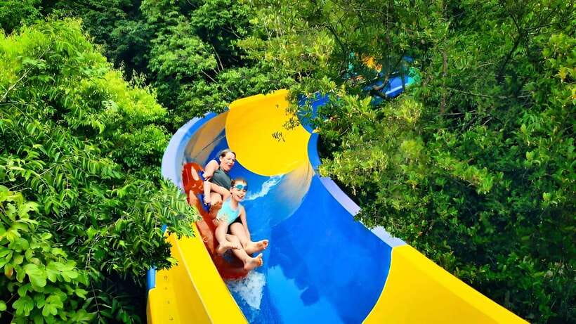 Penang: ESCAPE Theme Park Entry Ticket - Waterplay, from the 1,111-meter tube slide to Banana Flip