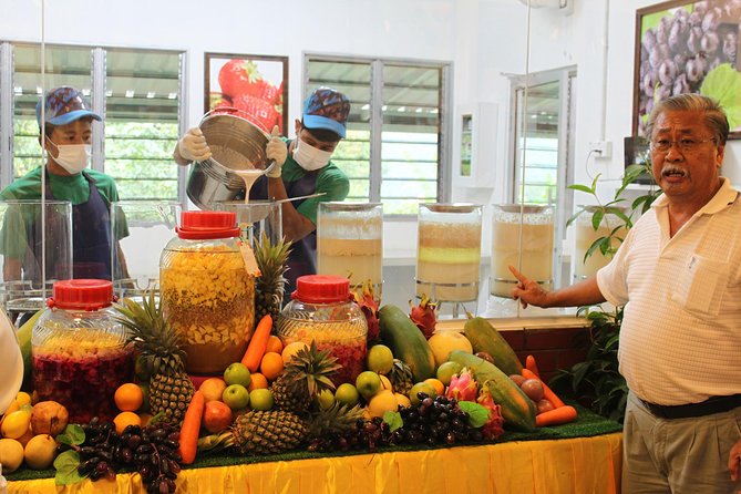 Penang Tropical Fruit Farm with Fruit Tasting - Lemongrass tea, tropical honey, and fruit enzymes