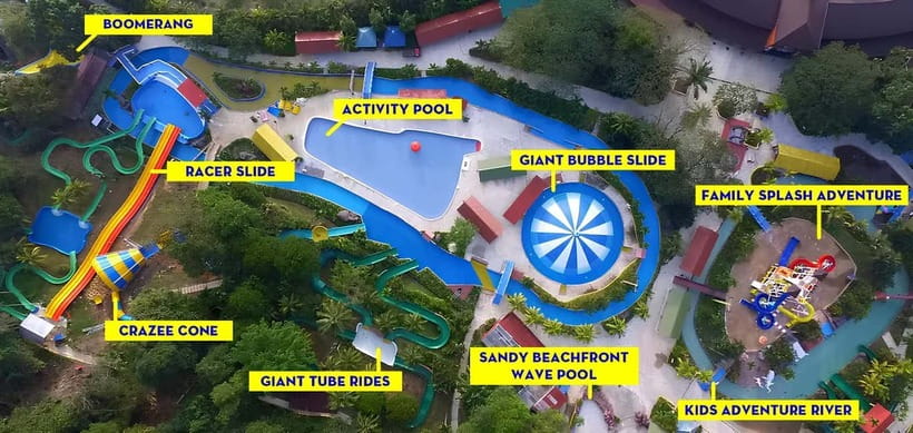 Perak: Bukit Merah Laketown Waterpark Admission Ticket - A full waterpark day beside Bukit Merah lake