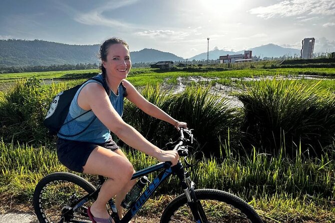 Private Half Day Cycling Tour in Langkawi - The lagoon ride and views toward Machinchang