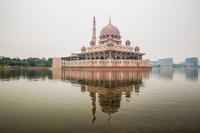 Putrajaya City Tour from Kuala Lumpur - Putra Mosque, the pink landmark beside the lake