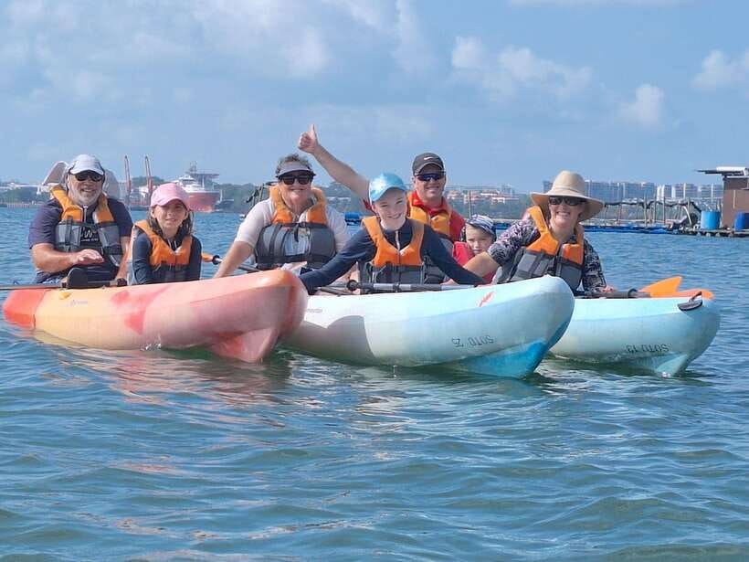 Round Ketam Kayaking at Pulau Ubin - From Pulau Ubin to Ketam Island by paddle