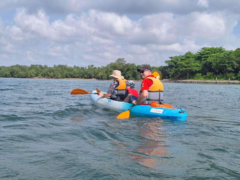 Round Ketam Kayaking at Pulau Ubin - Reading Ketam Island’s mangrove belt