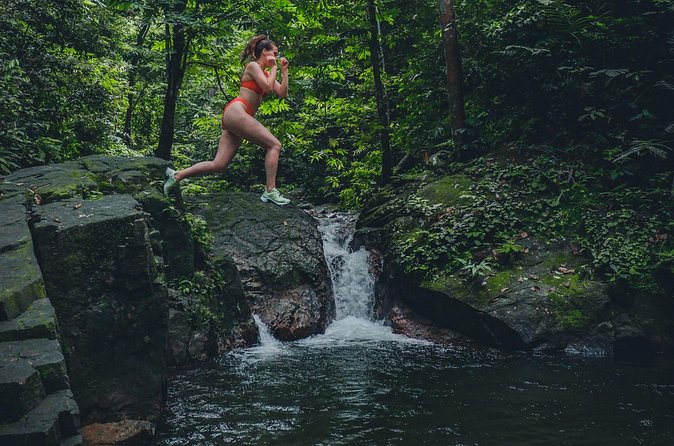 Secluded Waterfall Adventure - The upper pool for swimming and jumping