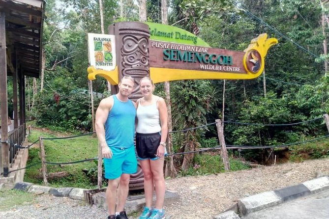 Semenggoh Orangutan Centre from Kuching - Walking through the rainforest to the platform