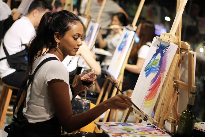 Sip & Paint Night - A relaxed night of painting in Desa Sri Hartamas