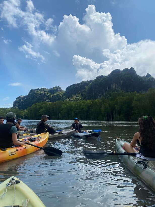 Small Group, Big Heart: Kilim Karst Mangrove Kayak Adventure - Paddling through mangrove channels