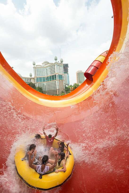 Sunway Lagoon Theme Park with Round-Trip Transfer - Five parks, one very wet day